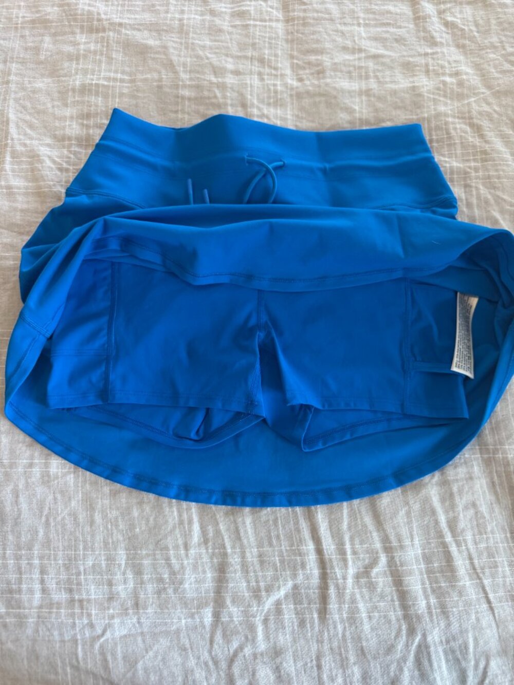 Vuori Daily Skirt Blue - Picture 7 of 11